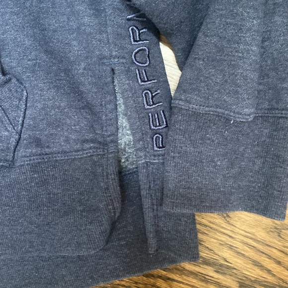 Calvin Klein Blue Embossed Hoodie NWOT Sz. Small - Picture 3 of 4